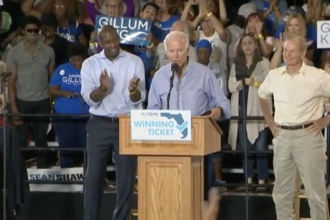 VP Joe Biden Rallies Support for Gillum and Nelson
