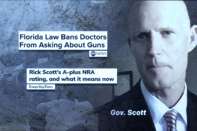 Rick Scott Attacked By Giffords Gun Control Group