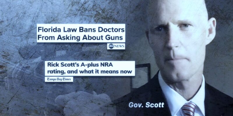 Rick Scott Attacked By Giffords Gun Control Group