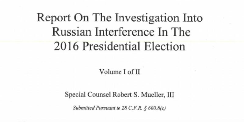 READ IT HERE -Mueller Report release
