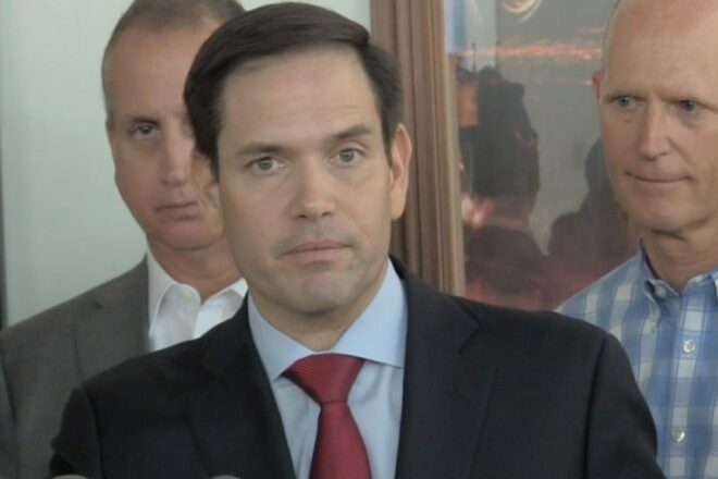 Rubio defends Trump over his natural disaster leadership