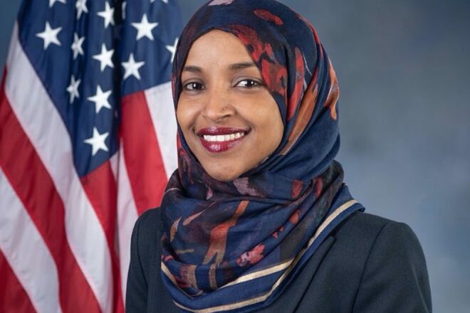 Omar forgets she represents all Americans during Twitter spat