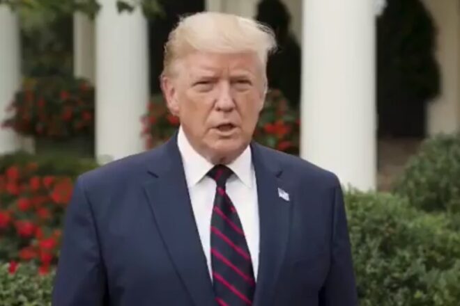 Trump launches TV attacks against Biden in early primary states (Video)