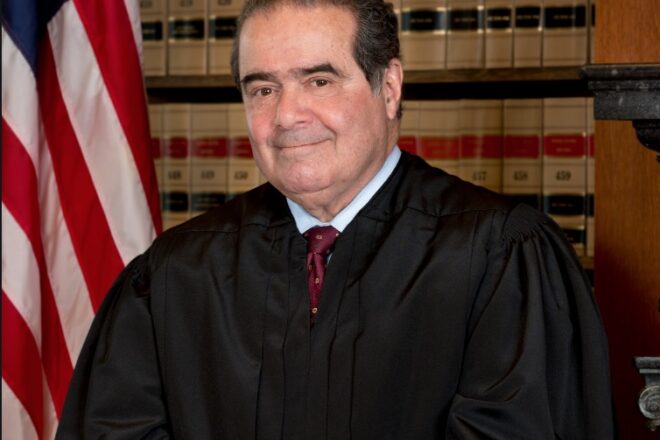 Harvard Law student, others trash Antonin Scalia