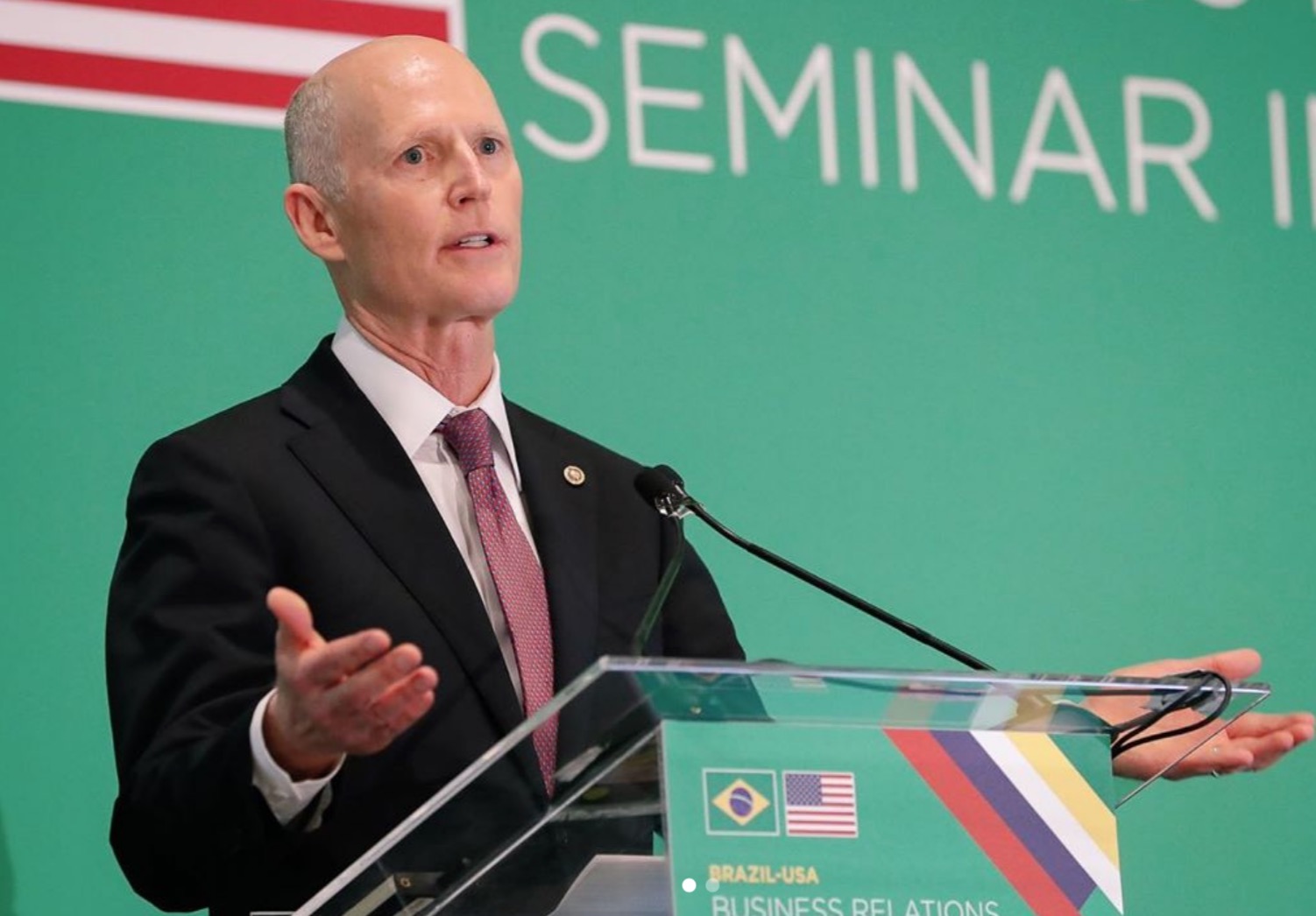 Rick Scott's Worldwide Call to Arms Against Communist China