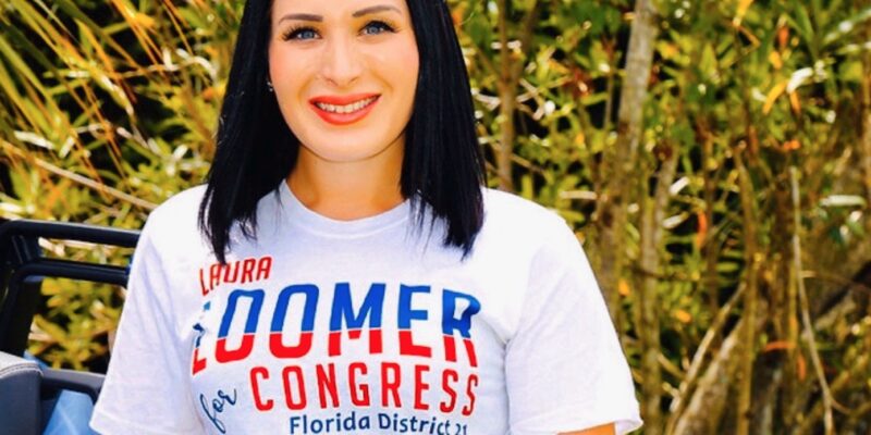 Laura Loomer embraces small business, makes campaign face masks