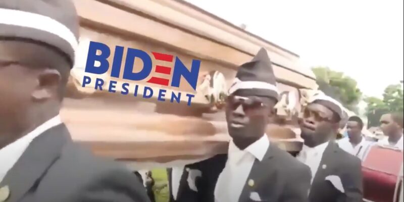 Trump Shares Biden Campaign Funeral Video