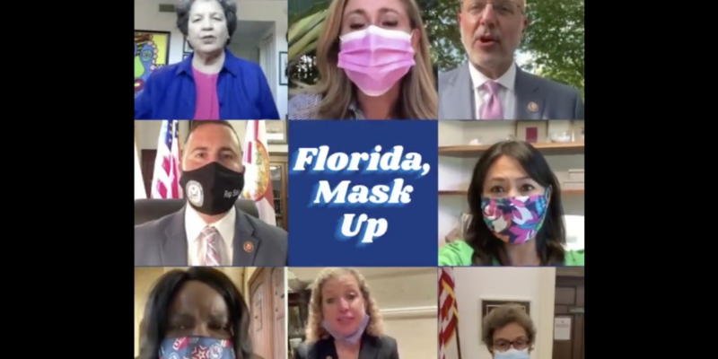 FL Congressional Democrats Plea for a Mask Mandate