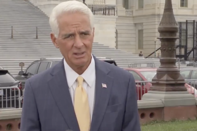 Charlie Crist’s Attacks Against 'Fascist' DeSantis and Supporters Continues