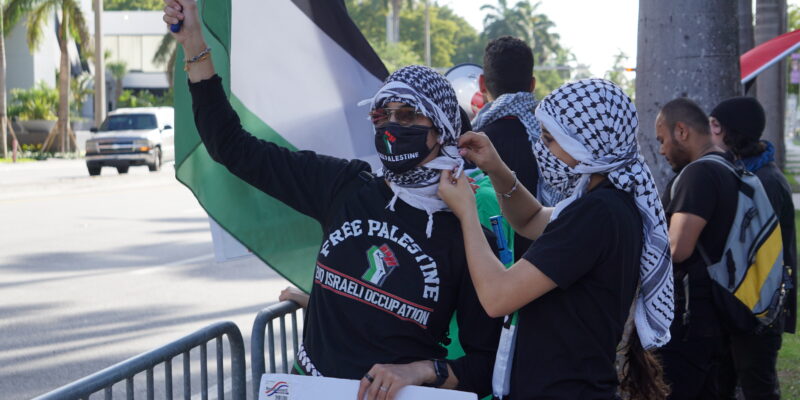 Palestinian-Americans Chant Terror Group Hamas' Call-to-Arms