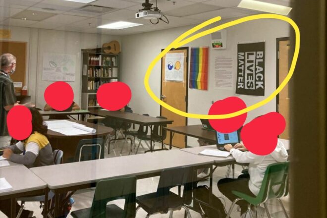 Florida High School Teacher 'Indoctrinating' Students With Black Lives Matter, Pride Flags