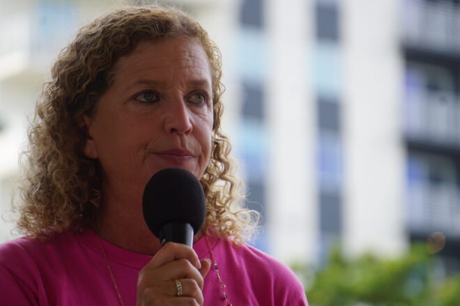 Wasserman Schultz Breaks From Democratic Party, Calls for More U.S. Military Funding