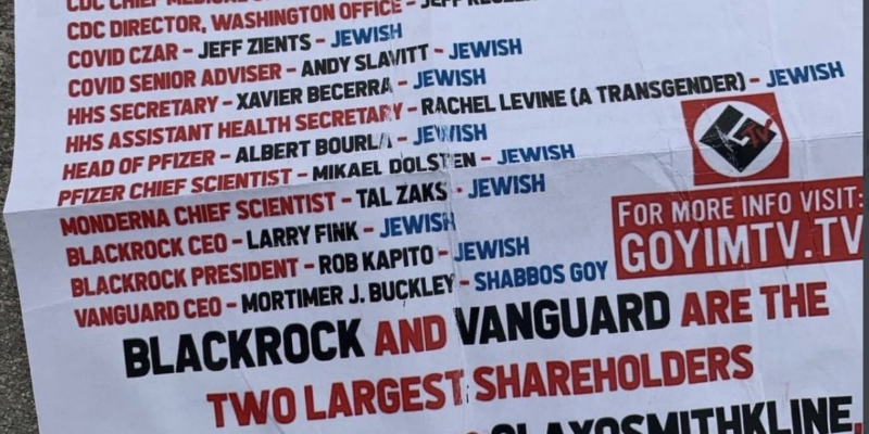 Miami Beach hit With Antisemitic 'COVID Agenda is Jewish' Propaganda
