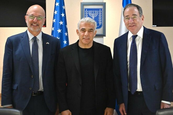 Deutch meets with Israeli PM Lapid as Iran Nuclear Aggression Continues