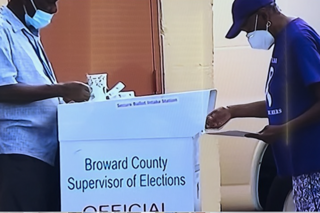 Ballot Drop Box Security Questioned in Broward County, Florida