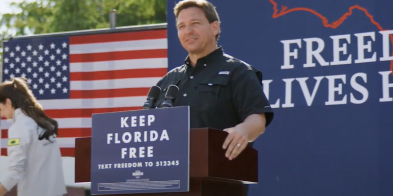 DeSantis Closes out Campaign With 'Keeping Florida Free' TV ad
