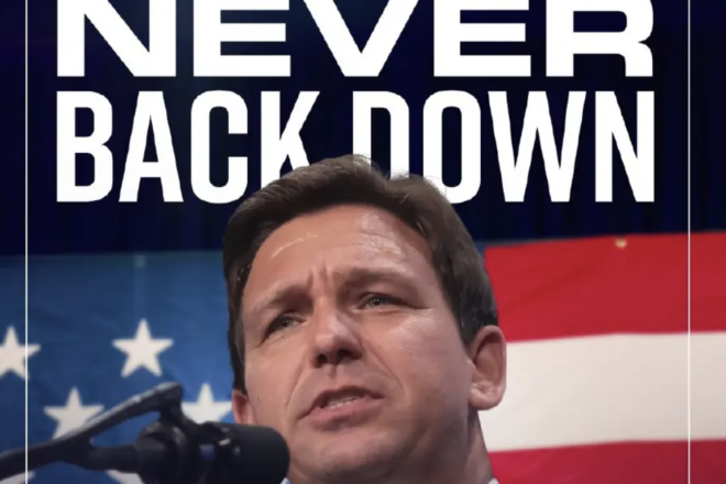 Never Back Down Releases Pro-DeSantis Mailer in Four States