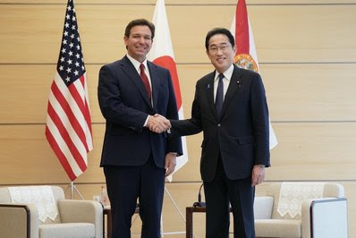 Gov. Ron DeSantis with Japan PM