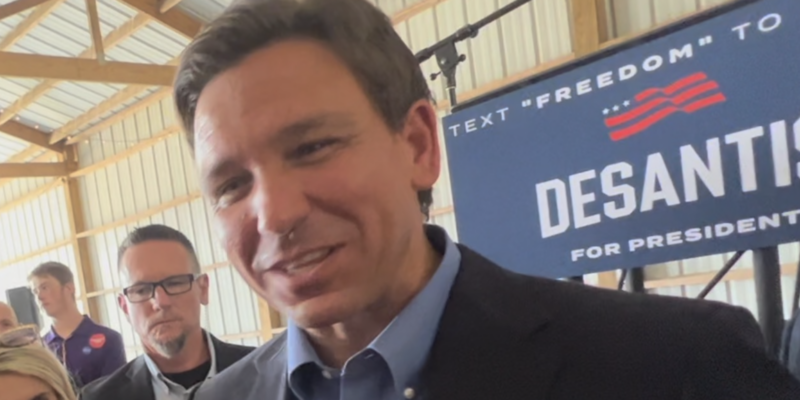 DeSantis Says it's Important for a U.S. President to Have Military Experience (VIDEO)