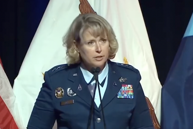 Team DeSantis Blames Trump for 'Woke' Air Force General's Pro-LGBTQ Remarks