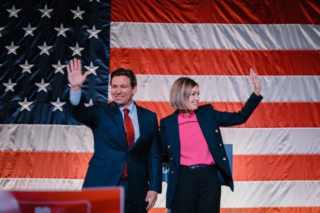 Florida Elected Officials 'Stand With DeSantis' Ahead of GOP Presidential Debate