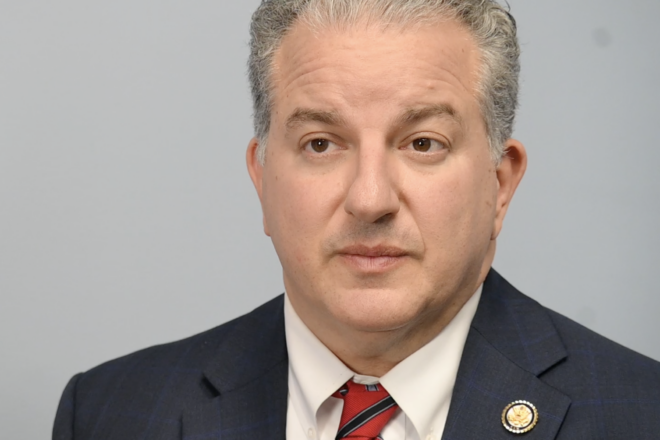 Jimmy Patronis Celebrates After Pensacola Beach Updates Sign to 