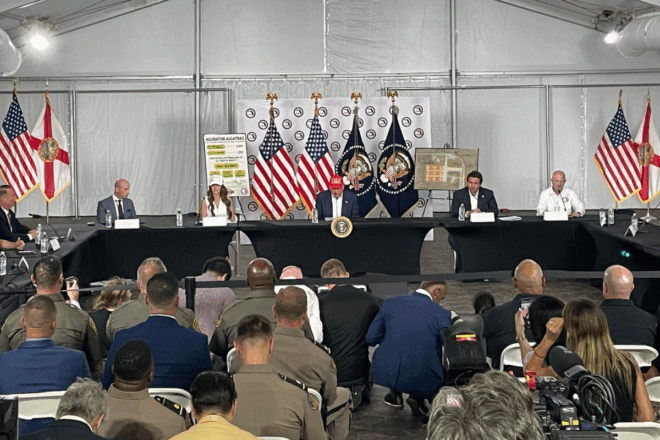 'Fill This Place Up': Trump, DeSantis Join Forces to Unveil Alligator Alcatraz Detention Camp