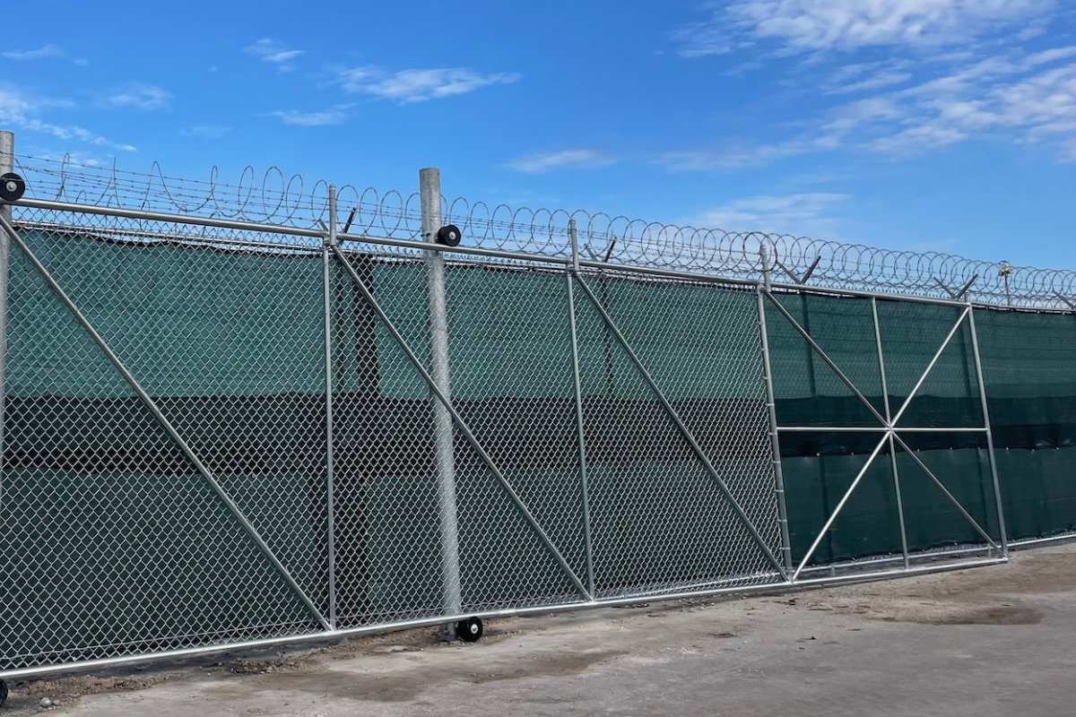 Alligator Alcatraz everglades fence