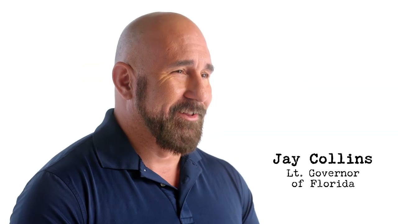 Jay Collins Touts Military Service, Relationship with DeSantis in Campaign Ad